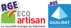 Labels RGE Eco Artisan et RGE Qualibat